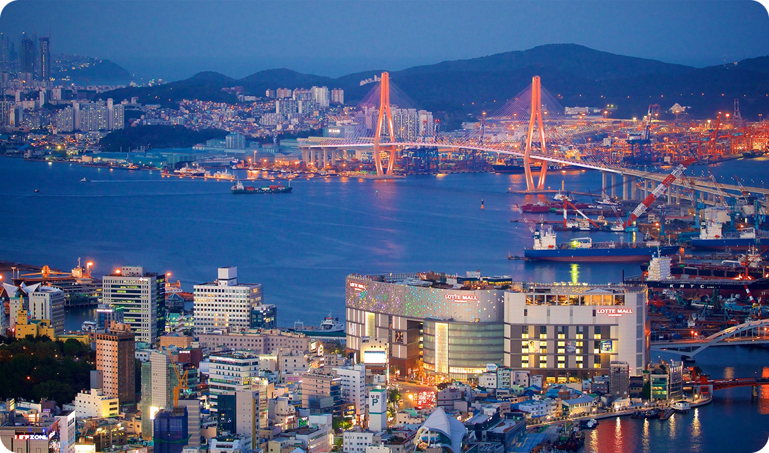 Vista de Busan
